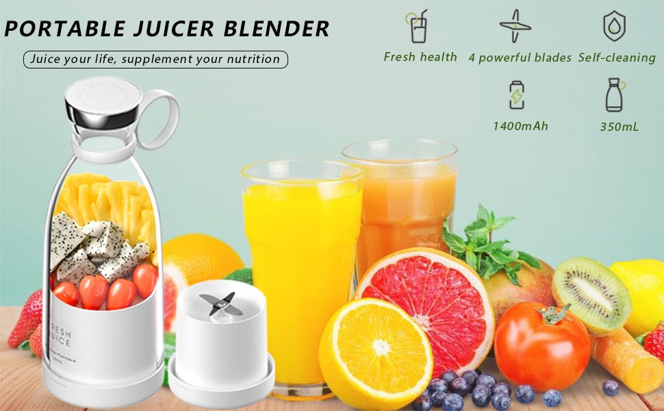 Electric Portable Mini Juicer Bottle