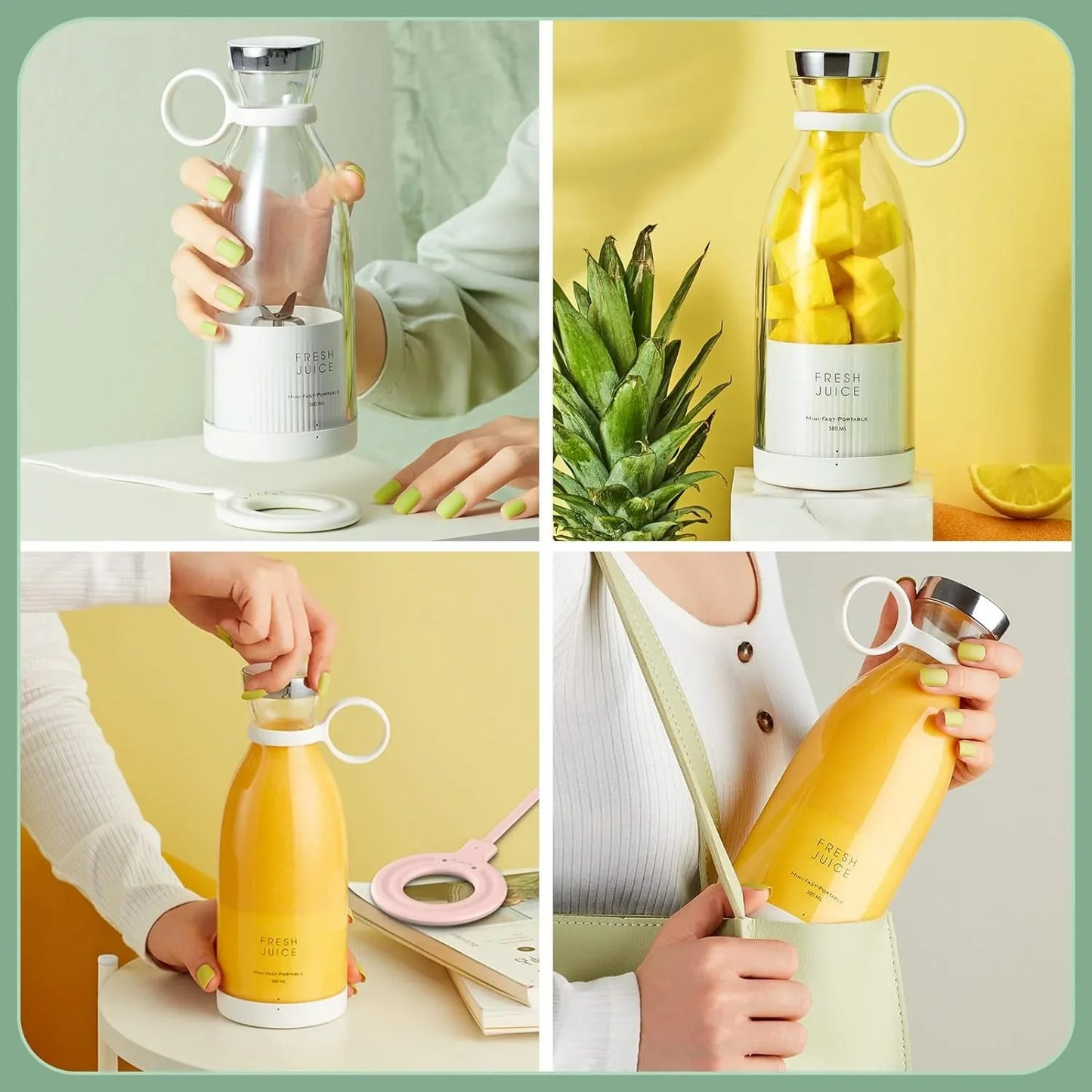 Electric Portable Mini Juicer Bottle